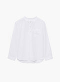 Thomas Brown Shirt Oscar Shirt in White