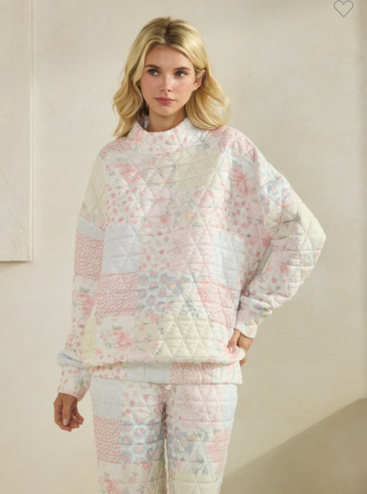 Pastel Mock Sweatshirt