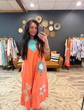 Patchwork Wide Leg Overalls