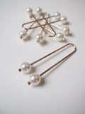 Pearl + Gold Slide Pin