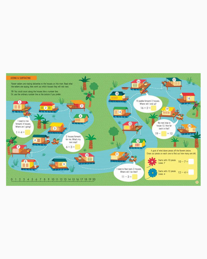 Usborne Book Pencil and Paper Maths Activity Book