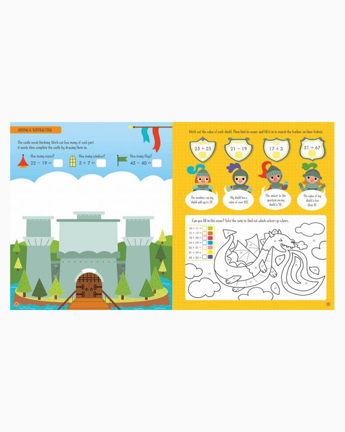 Usborne Book Pencil and Paper Maths Activity Book