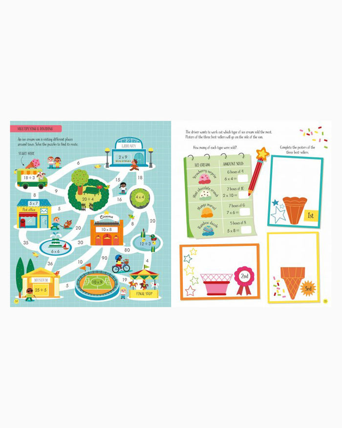 Usborne Book Pencil and Paper Maths Activity Book