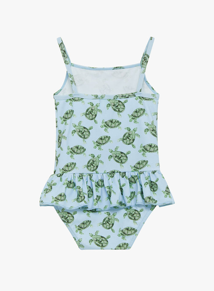 Hampton Swim Swimsuit Peplum Swimsuit in Turtle