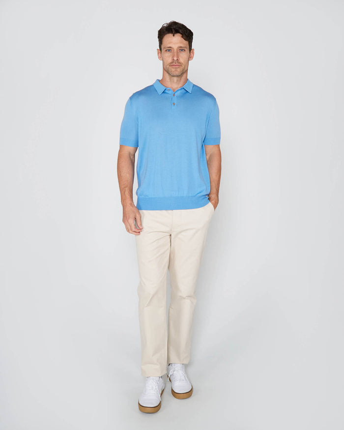PILGRIM 2 POLO SHIRT - BLUE