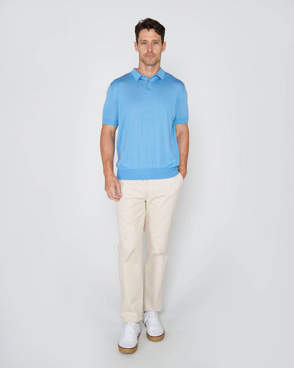PILGRIM 2 POLO SHIRT - BLUE