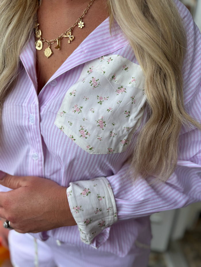 Pink Ditsy Set