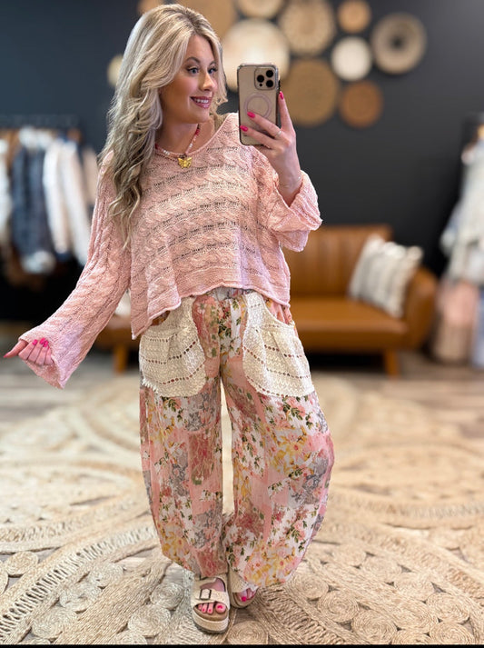 Pink Multi Joggers