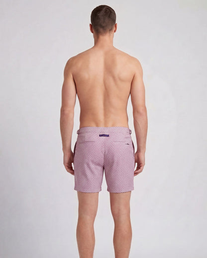 Pool Acorn Geo Coral Swim Trunk