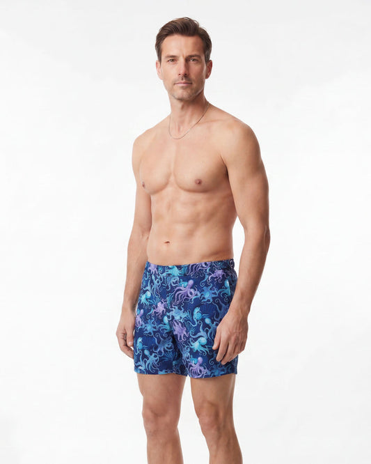 POOL OCTOPUS PARTY SWIM SHORT IN NAVY