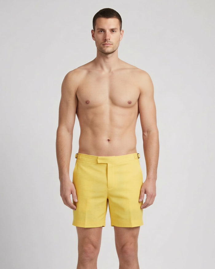 POOL OXFORD SWIM SHORT - SUNSHINE