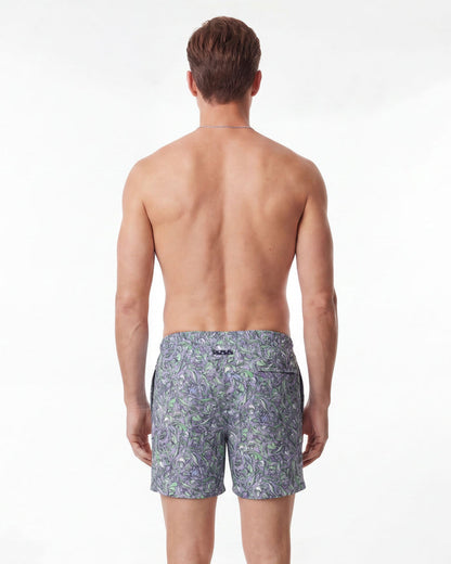 POOL PAISLEY LAYERS SWIM SHORT - CLOVER