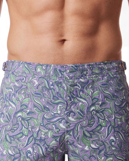 POOL PAISLEY LAYERS SWIM SHORT - CLOVER