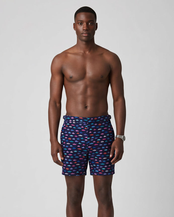 POOL SUBS SWIM SHORT IN NAVY