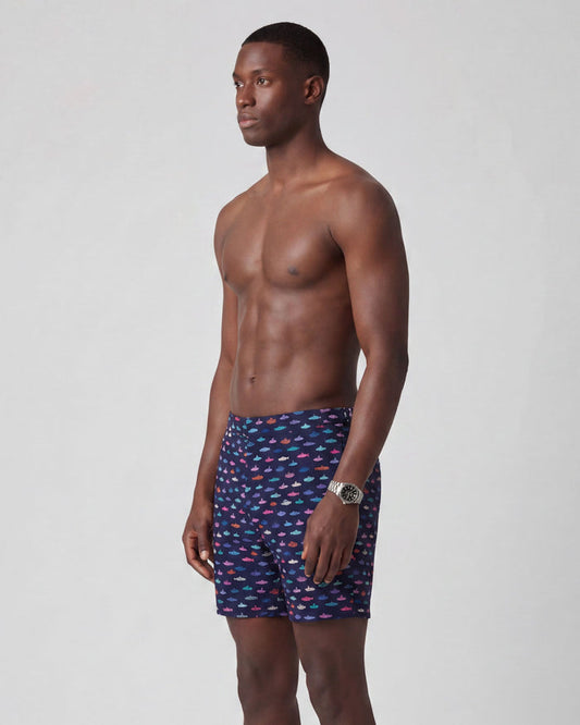 POOL SUBS SWIM SHORT IN NAVY
