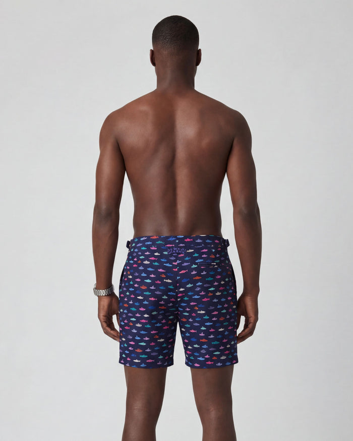POOL SUBS SWIM SHORT IN NAVY