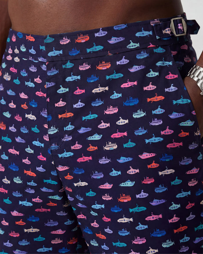 POOL SUBS SWIM SHORT IN NAVY