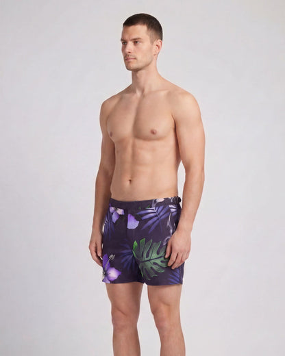 POOL TROPICAL EXPLOSION SWIM SHORT - NAVY