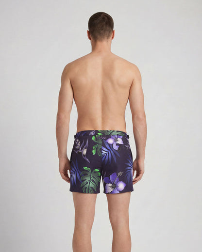 POOL TROPICAL EXPLOSION SWIM SHORT - NAVY