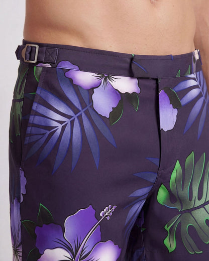 POOL TROPICAL EXPLOSION SWIM SHORT - NAVY