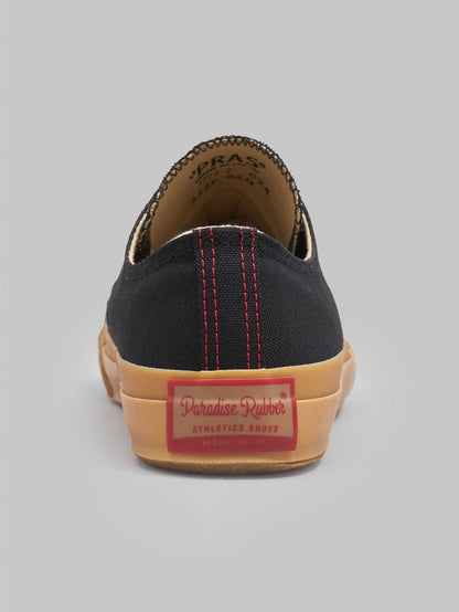 pras shellcap low sneakers kuro gum heel