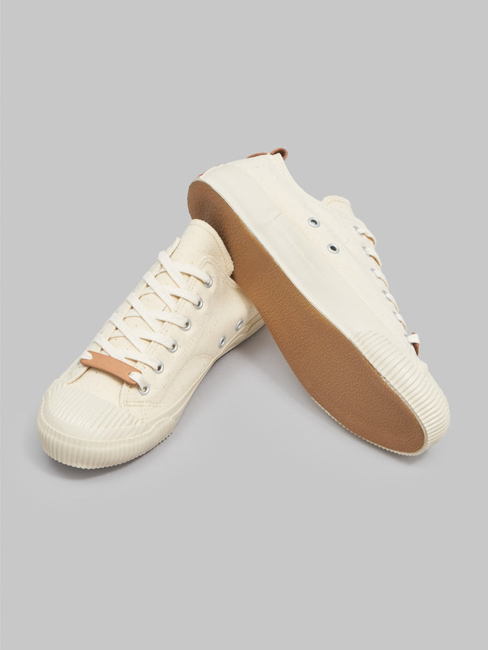 pras shellcap low leather pull strap sneakers kinari off white soles