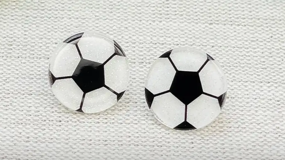 Glitter Acrylic Soccer