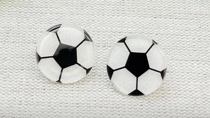 Glitter Acrylic Soccer