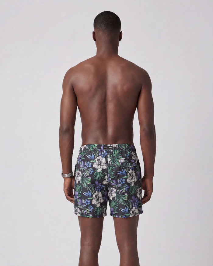 QUACK COLORFUL FLORAL BLACK