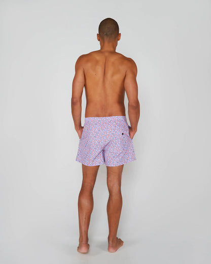 QUACK LAWN SWIM SHORT - PINK