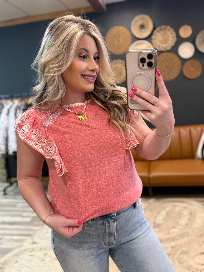 Raspberry Short Sleeve Top
