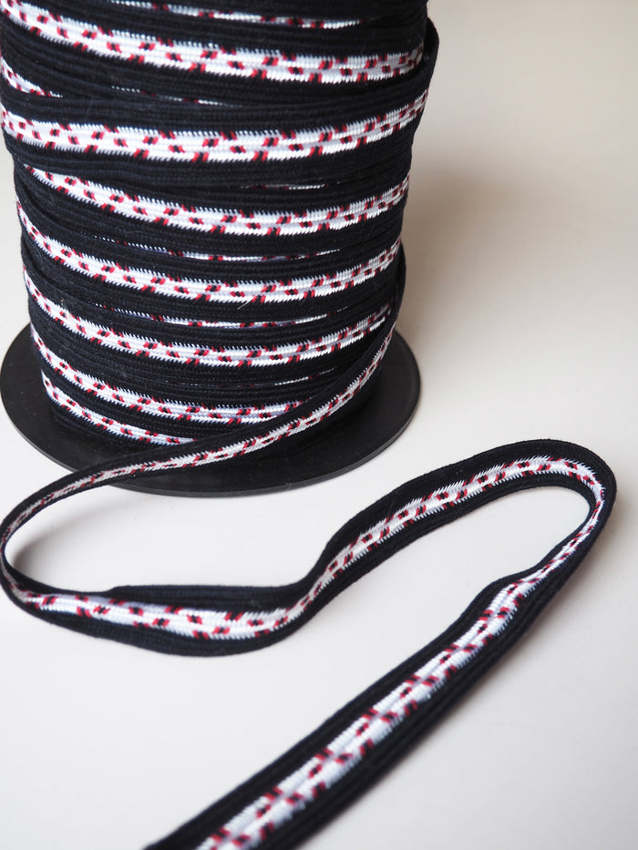Red Speckle Flat Cord 19mm