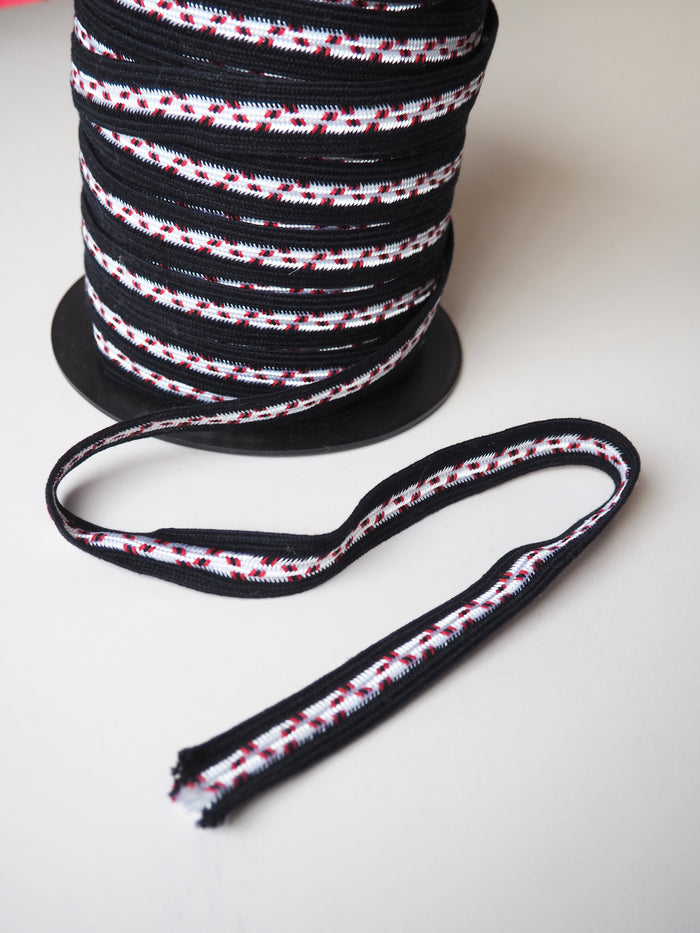 Red Speckle Flat Cord 19mm