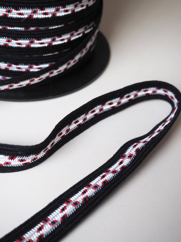 Red Speckle Flat Cord 19mm