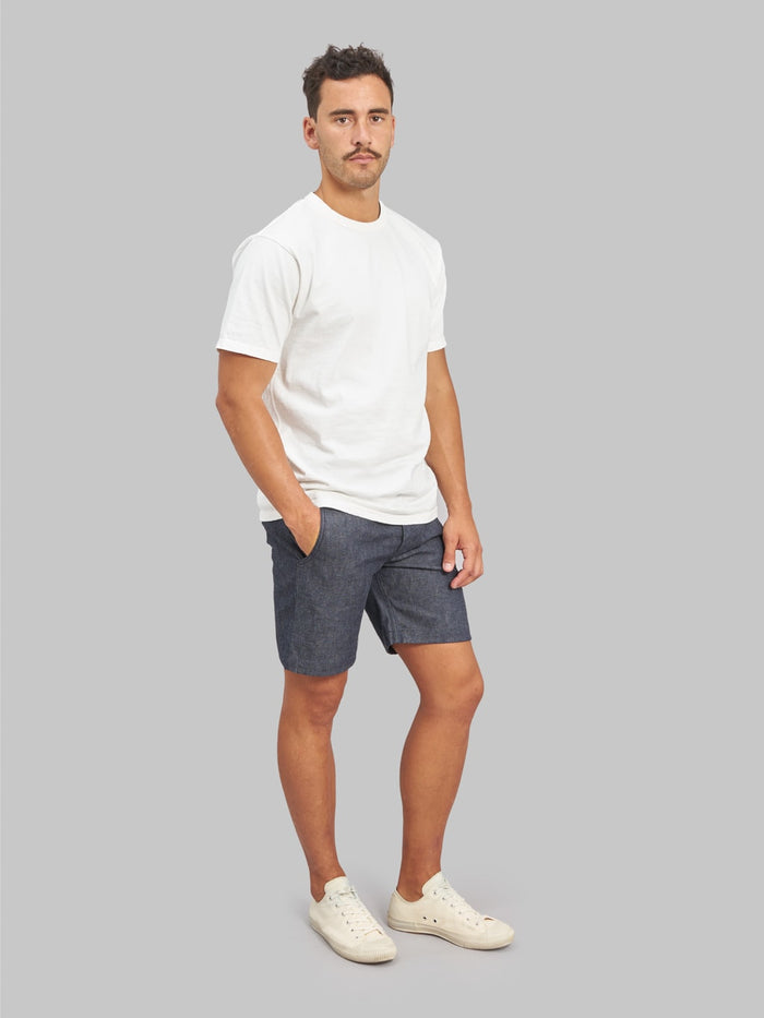 rogue territory infantry selvedge denim shorts 11oz indigo style