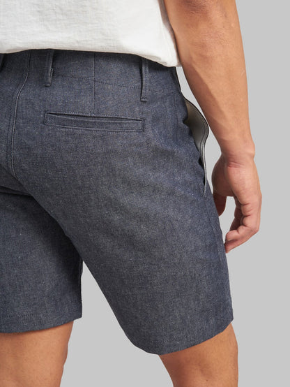 rogue territory infantry selvedge denim shorts 11oz indigo back pocket