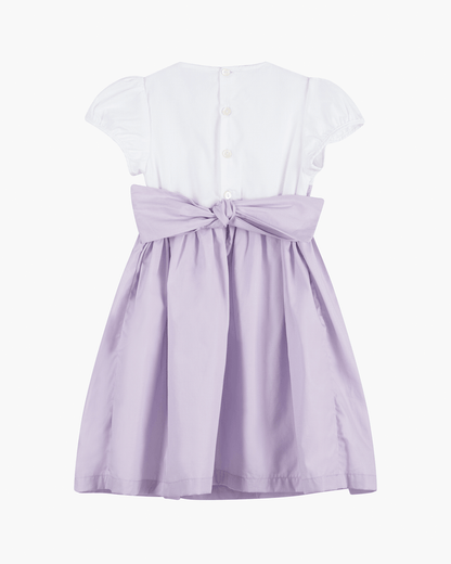 Lily Rose Dress Rose Hand Smocked Dress in Lilac