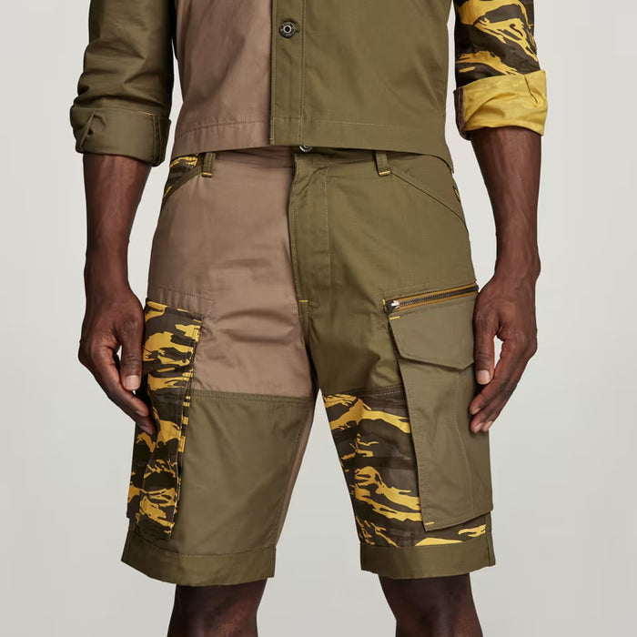 Rovic Mix Zip Relaxed Shorts