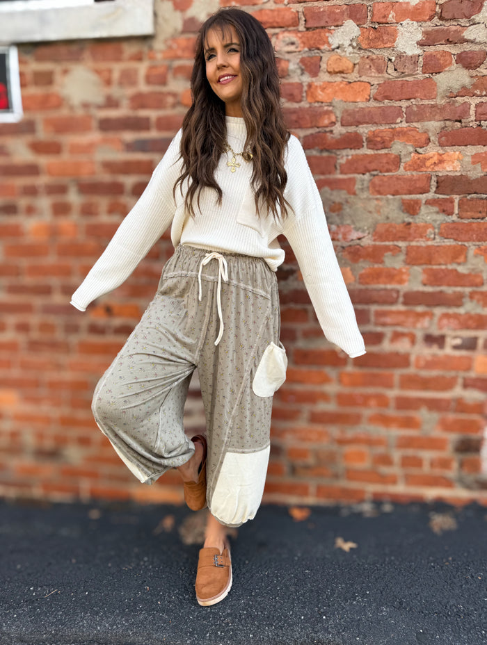 Sage Multi Knit Pants