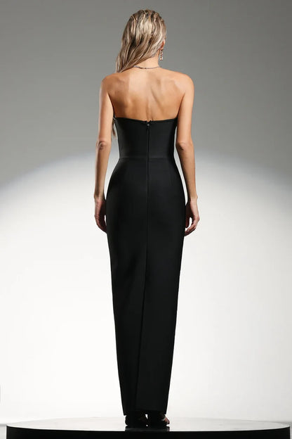 Sailor Embellished Strapless Maxi Dress