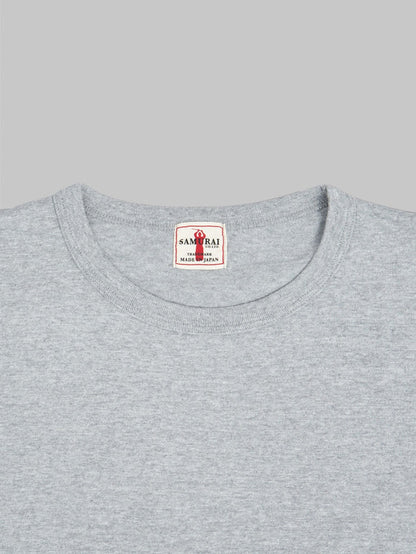 samurai jeans crew tubular grey tshirt 2 pack collar