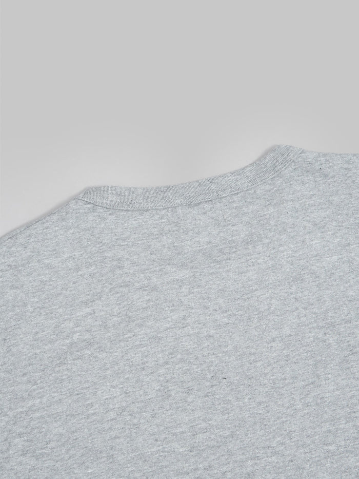 samurai jeans crew tubular grey tshirt 2 pack  back collar