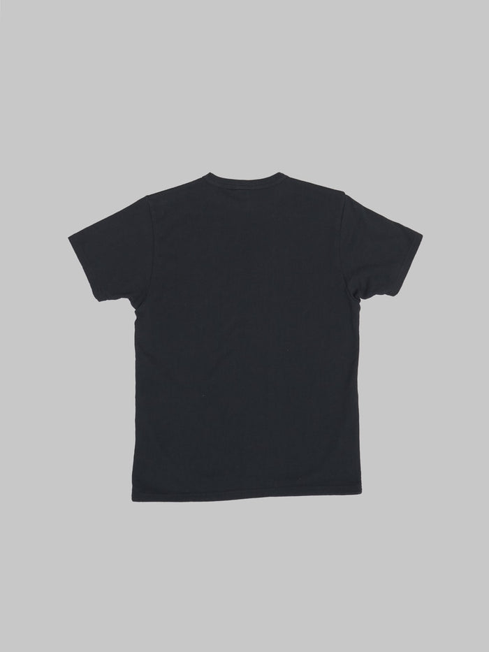 samurai jeans rim inlay loopwheel tshirt black slim back