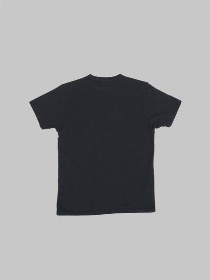 samurai jeans rim inlay loopwheel tshirt black slim back