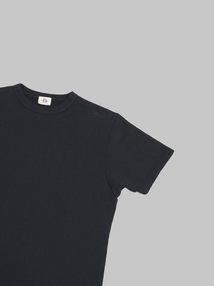 samurai jeans rim inlay loopwheel tshirt black slim sleeve