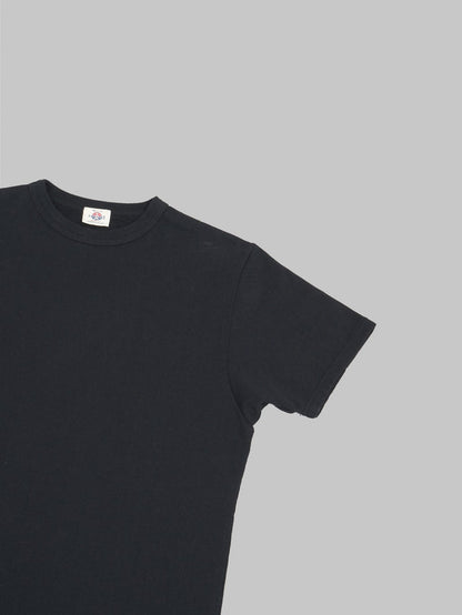 samurai jeans rim inlay loopwheel tshirt black slim sleeve