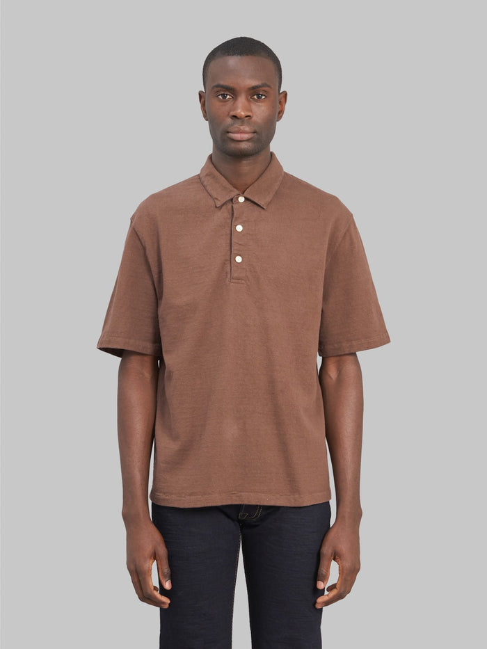samurai jeans japanese cotton polo kuri dark