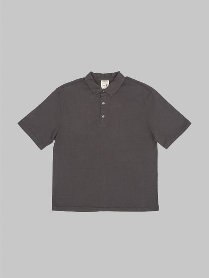 samurai jeans japanese cotton polo kuromame front