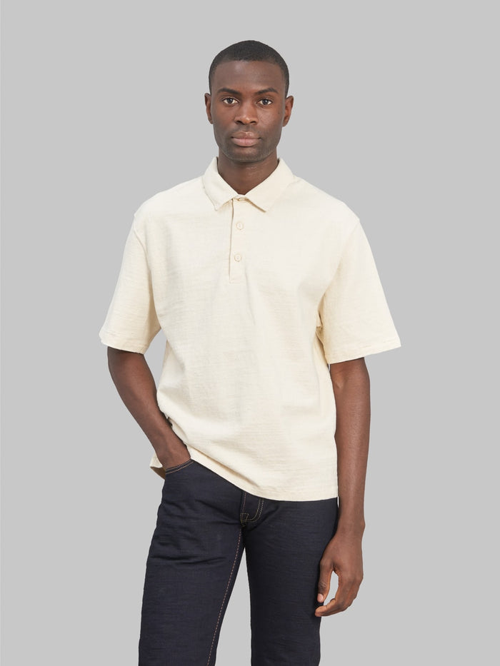 samurai jeans japanese cotton polo natural style