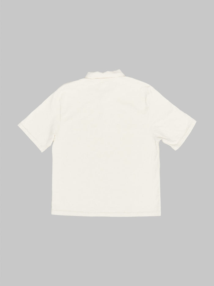 samurai jeans japanese cotton polo natural back